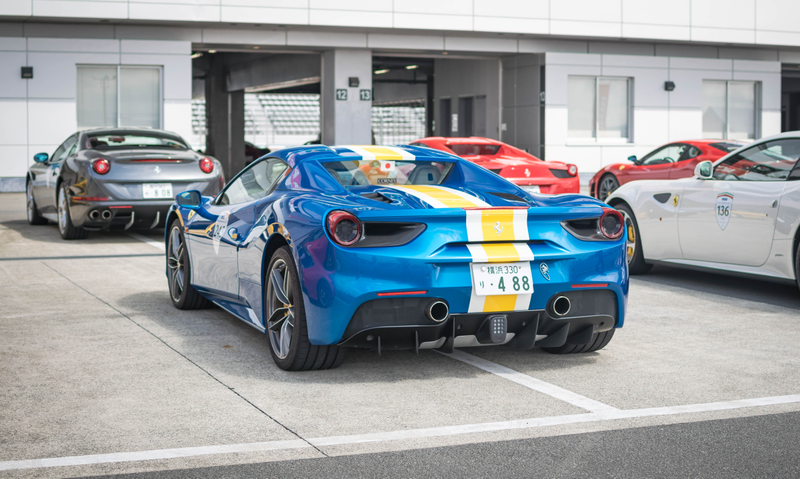 Illustration for article titled This Is How Japan Throws A Ferrari Party